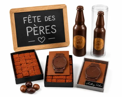 Découvrez nos créations chocolatées pour la fête des pères, Saint-Galmier, Anthony Pailleux, Maître Chocolatier 
