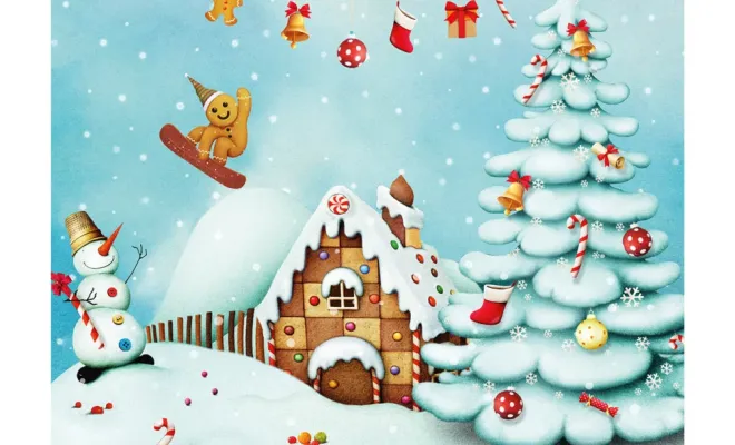 Calendrier de l'avent modèle village pain d'épice