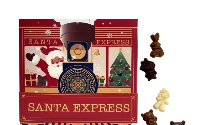 Calendrier de l'avent modèle train: Santa express